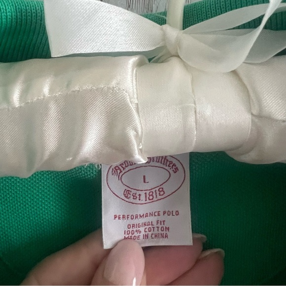 Brooks Brothers Green Branded Polo Shirt Large Men’s - Picture 4 of 4